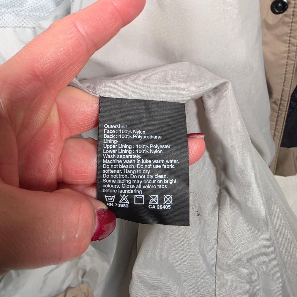 Vintage Helly Hansen Helly Tech Jacket Men's XL Tan Black Sailing Gorpcore - Picture 7 of 16